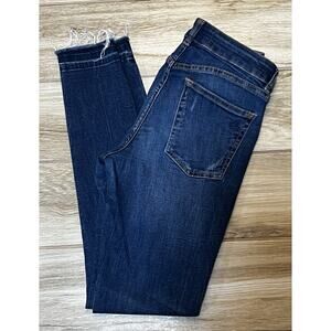 DL1961 Florence Mid Rise Instasculpt Skinny Jeans Womens Size 27 Dark Wash Blue